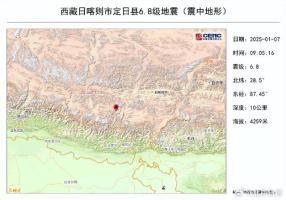 震中5公里内独特地理环境及其海拔约4259米的影响分析