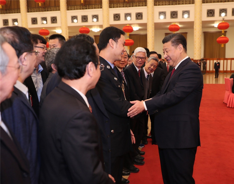 中共中央国务院春节团拜会，共庆佳节，共谋未来发展之路