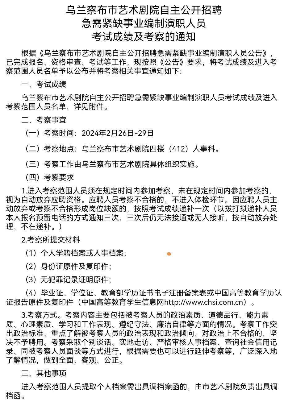 乌兰县剧团最新招聘信息及招聘细节深度解析