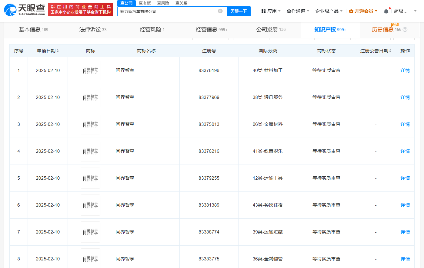 赛力斯注册问界智享商标，跨界创新战略举措重磅推出