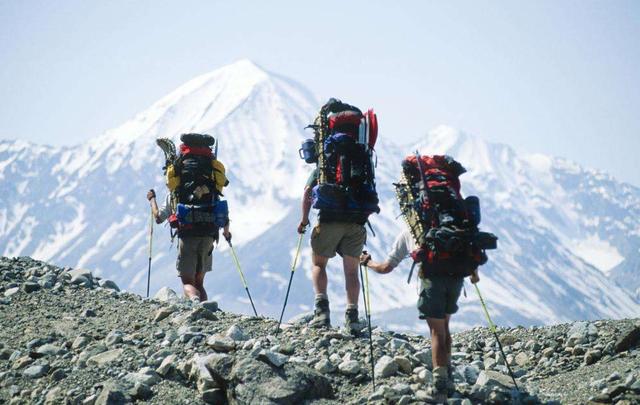 户外徒步登山看到几乎人人都要拿个「拐杖」